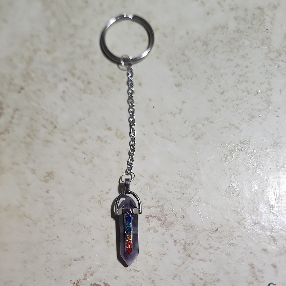 Multicolor Crystal  Keychain